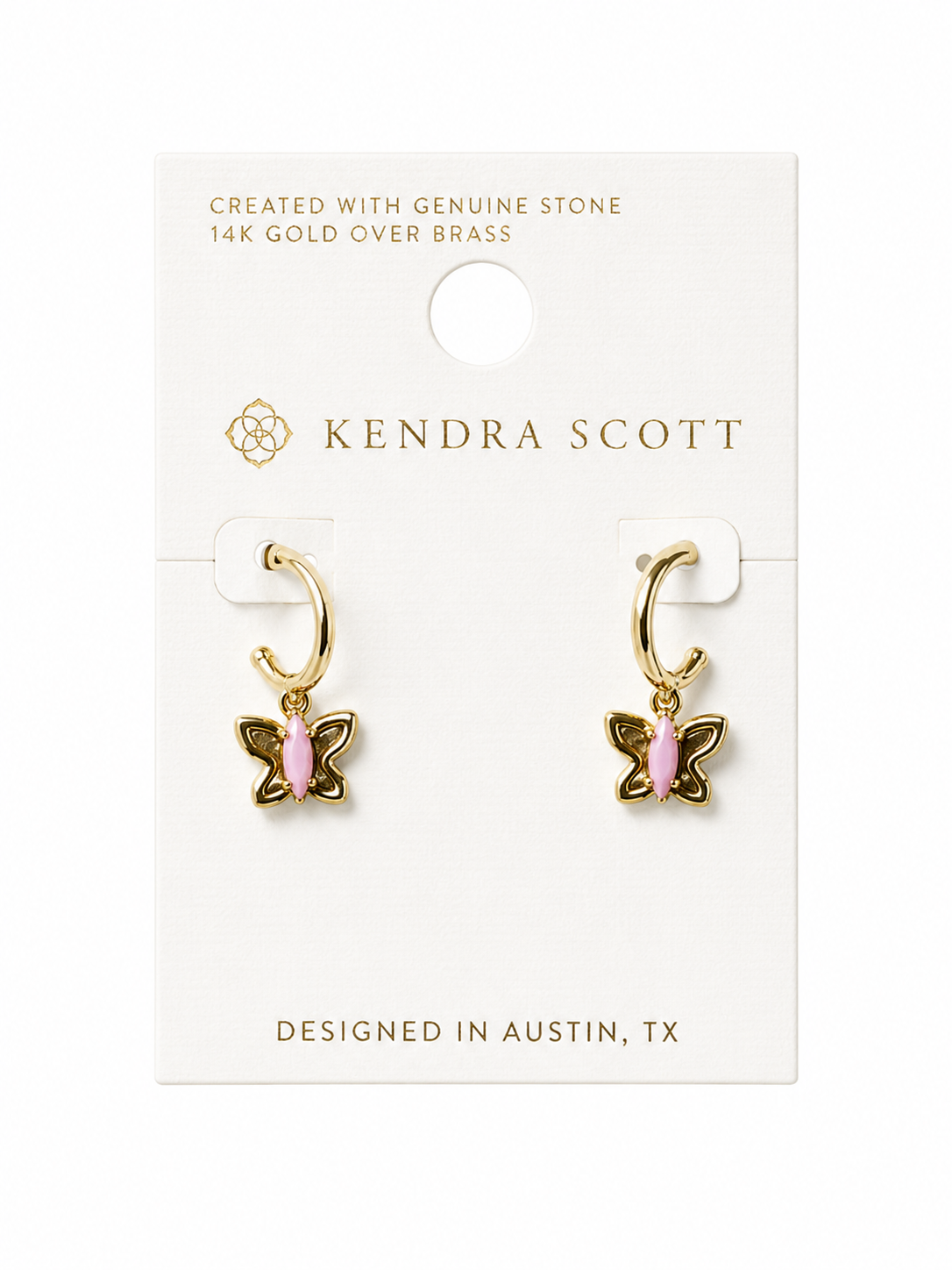 Kendra Scott Butterfly Huggie Earrings – NWT