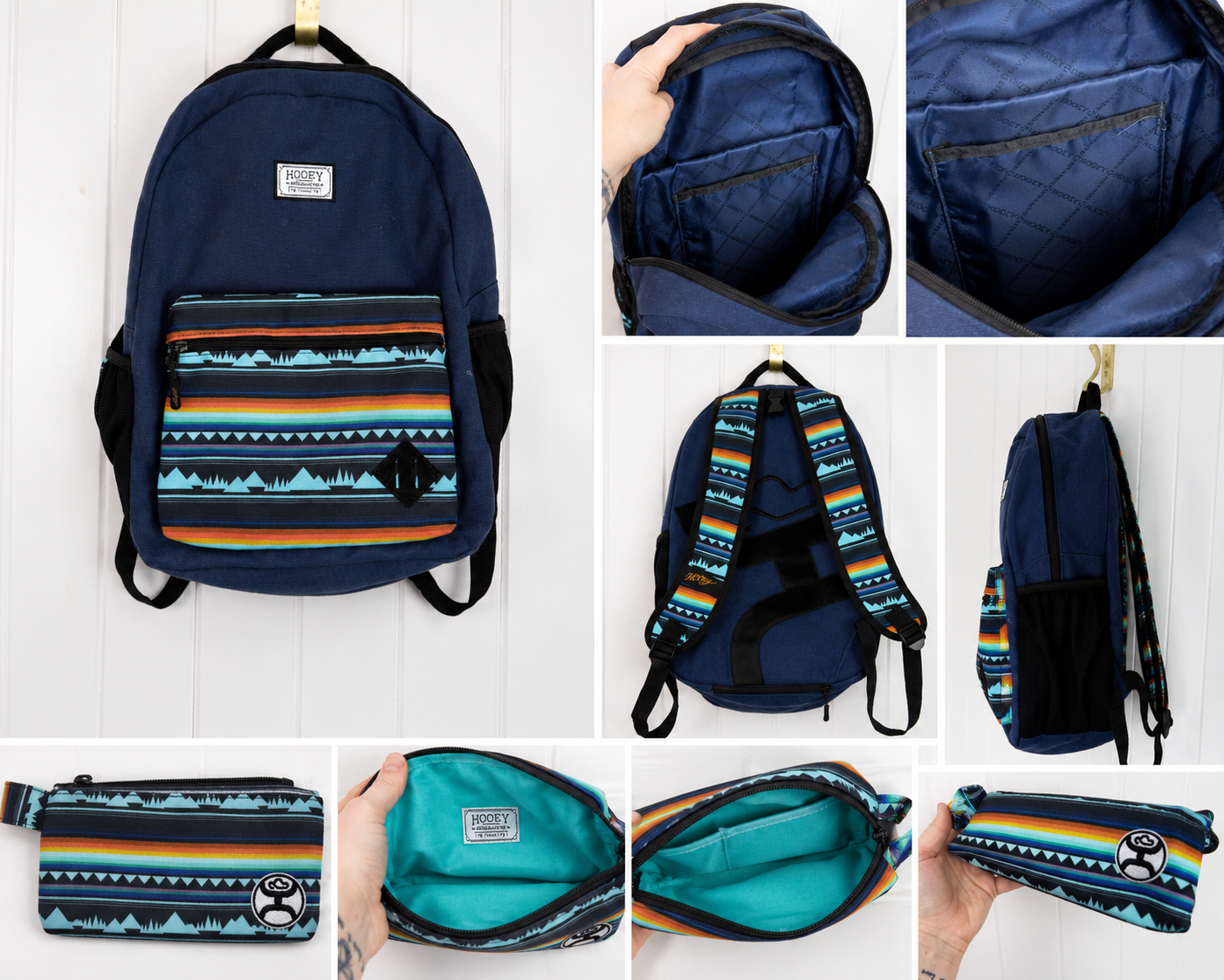 Hooey Backpack + Matching Pouch Set