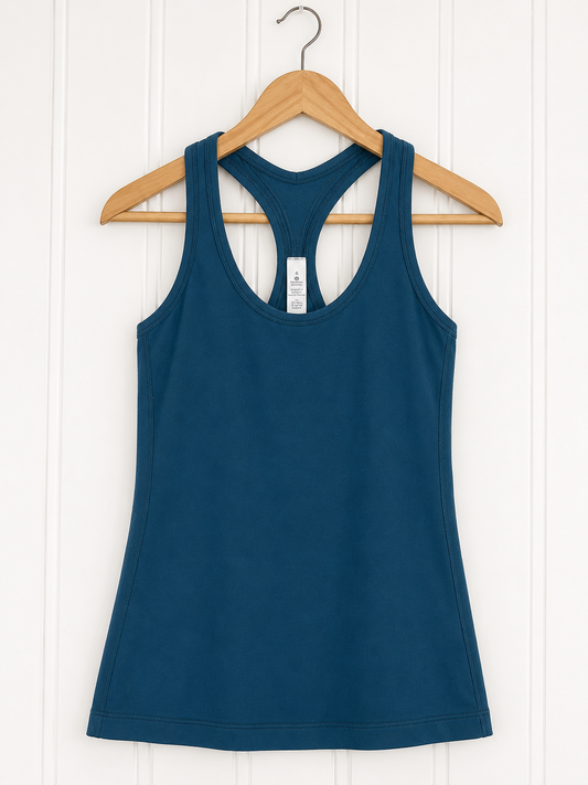 Lululemon Teal Racerback Tank Top - Size 6