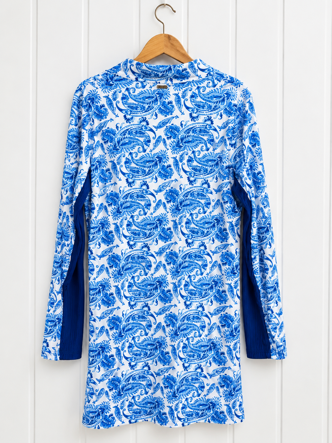 Cabana Life Blue Paisley Performance Dress - Medium