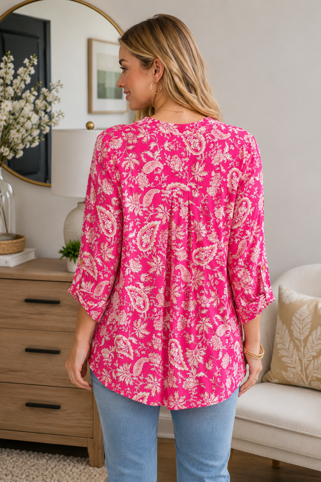 Pink Petals Lizzy Top