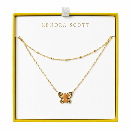 Kendra Scott Butterfly Layered Necklace – NWT