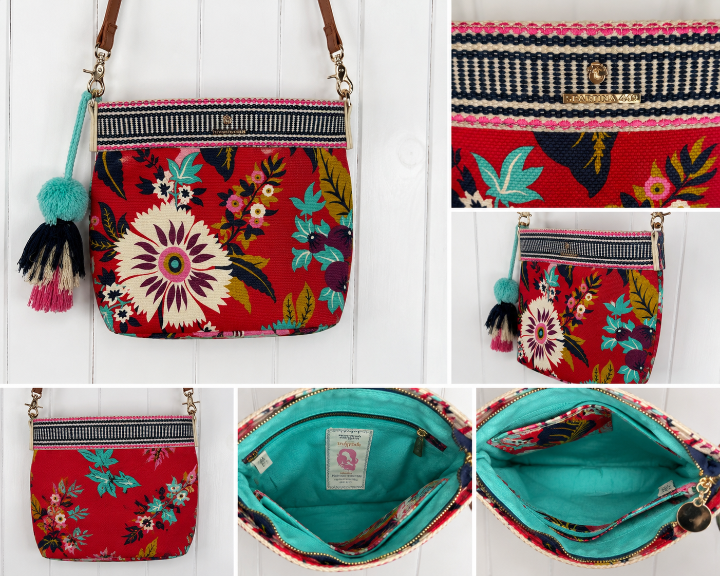Spartina 449 Floral Crossbody Bag