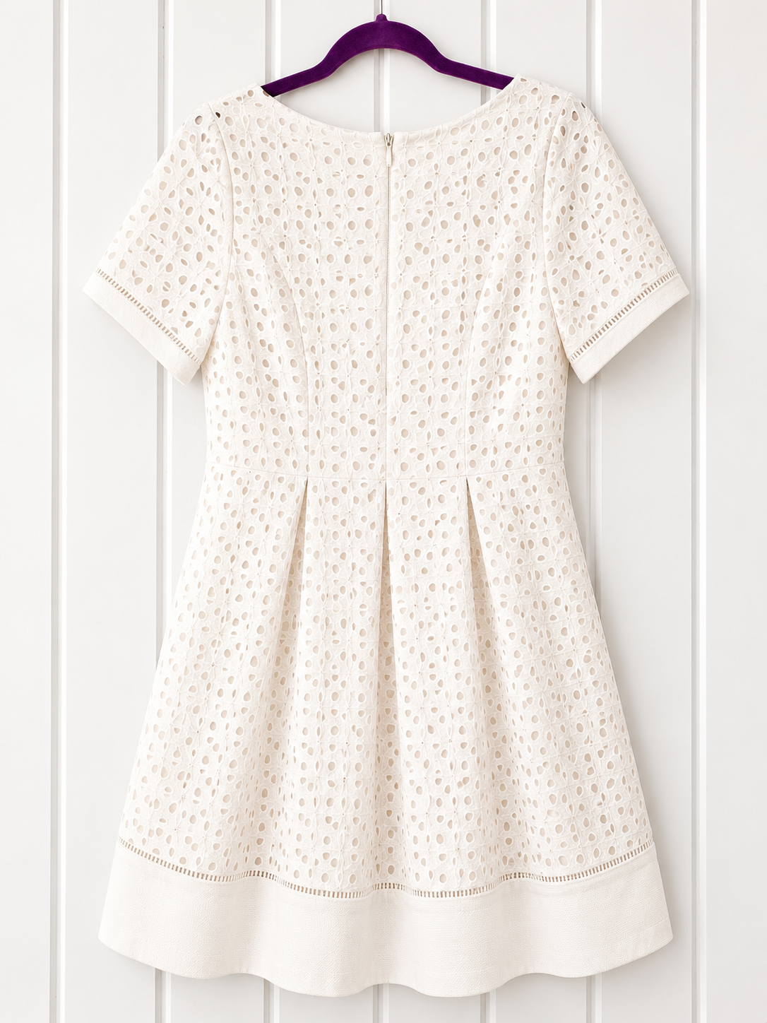 J. Howard Eyelet Fit & Flare Dress – Size 10