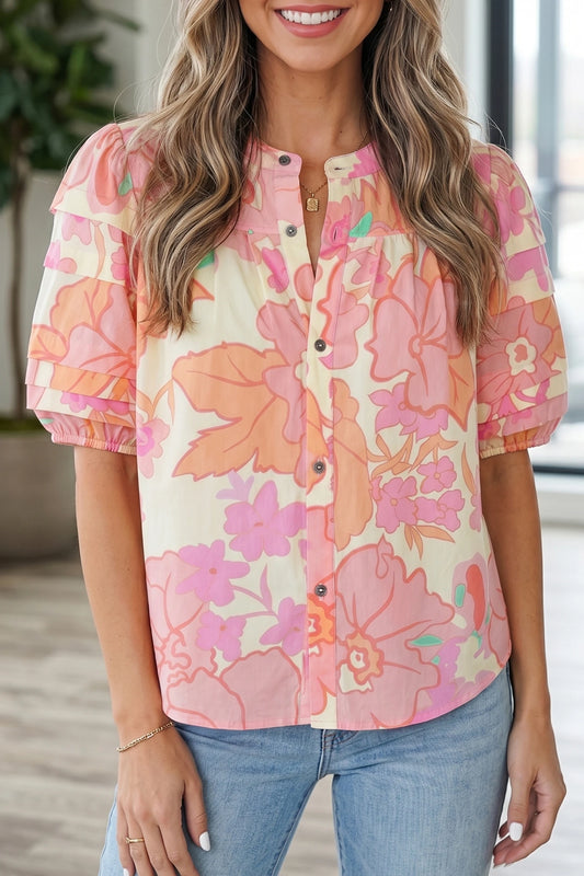 PREORDER | Sweet Magnolia Floral Blouse