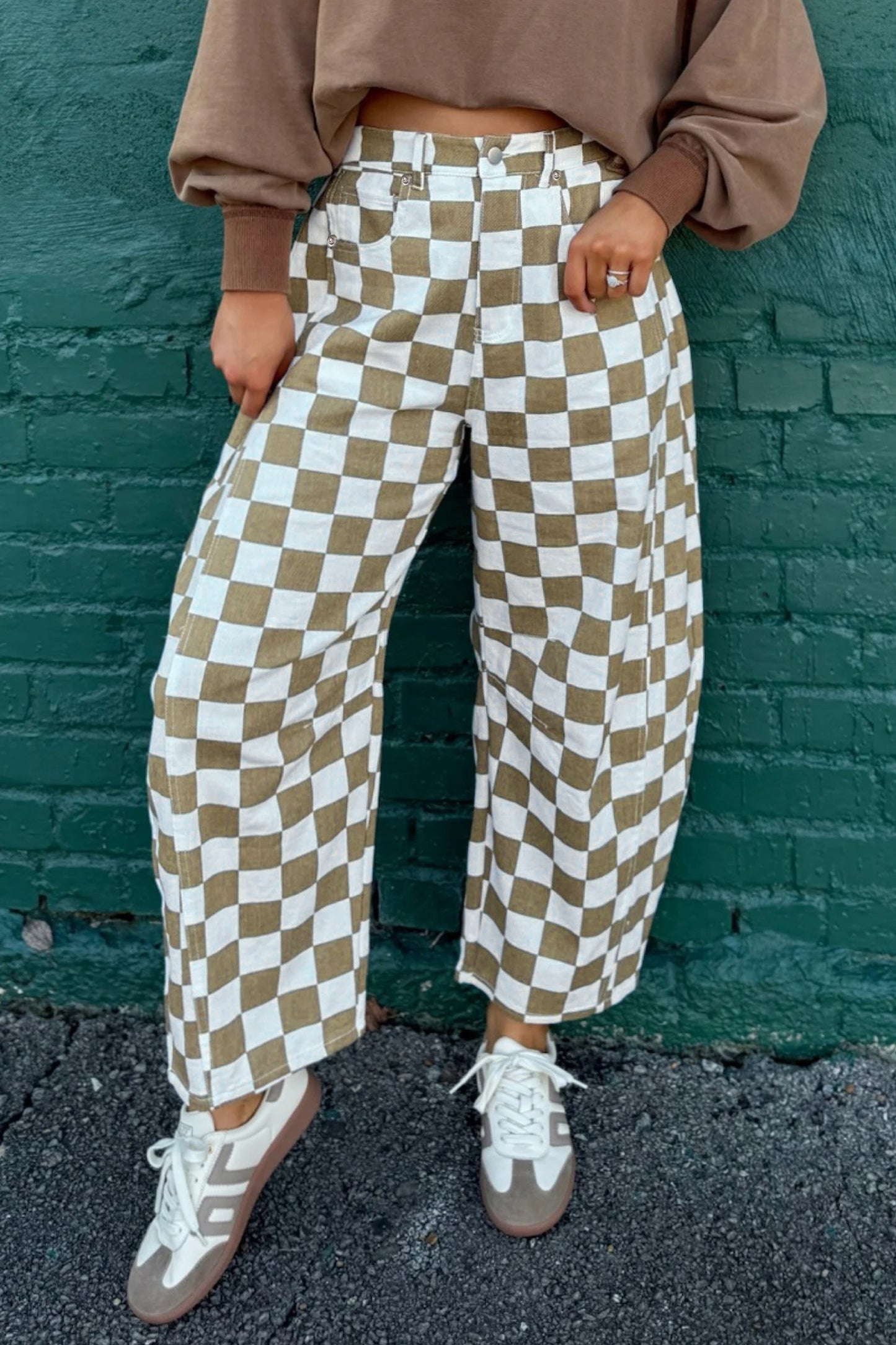 PREORDER | Checkmate Wide Leg Pants