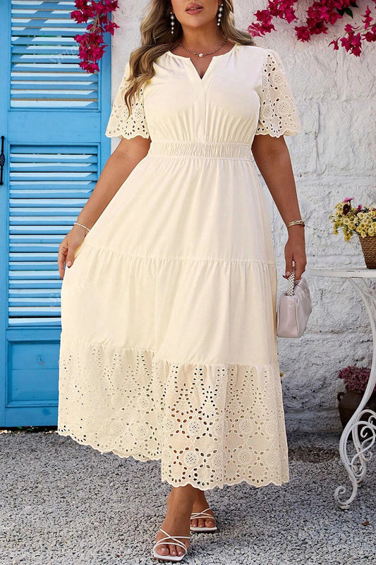 PREORDER | Sweet Grace Eyelet Maxi Dress