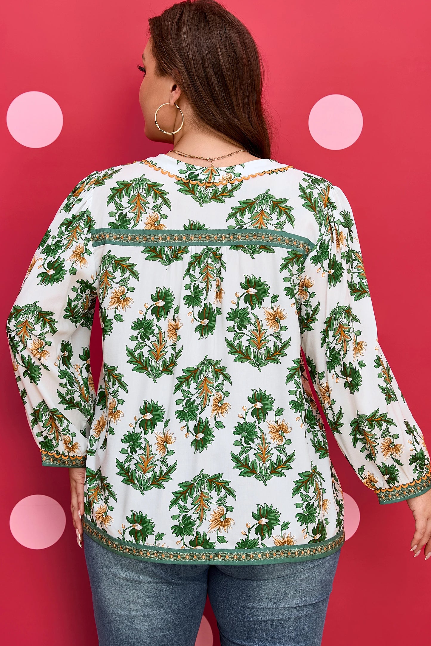 PREORDER | Garden Party Tassel Blouse