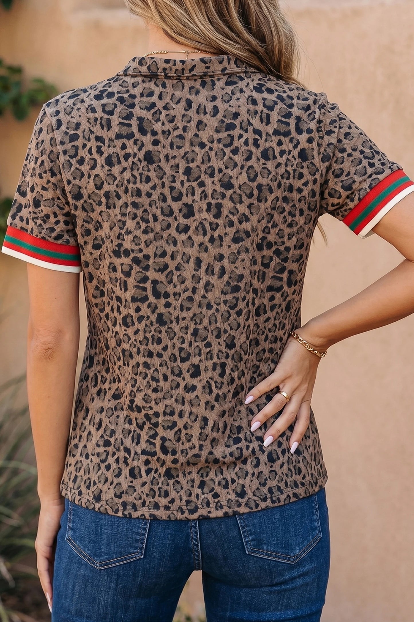 PREORDER | Wild Side Zip Collar Top